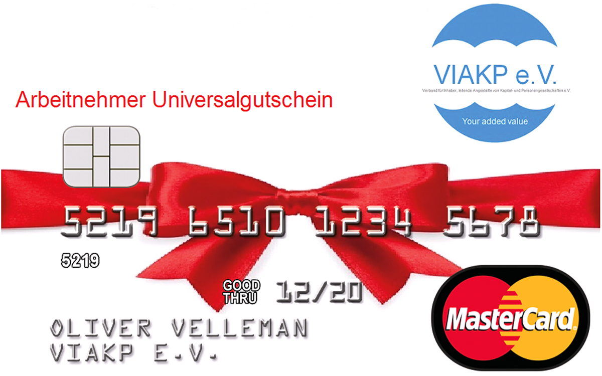 Sachbezug über Mastercard®: Der universelle Mitarbeitergutschein